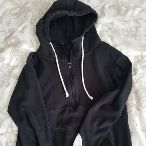 Mindy Mae's Halfzip Hoodie - Black